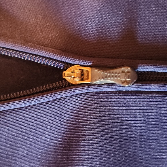 Under Armour Kids' Blue and Yellow Zippered Jacket With Hood Size Youth Large - Picture 7 of 11